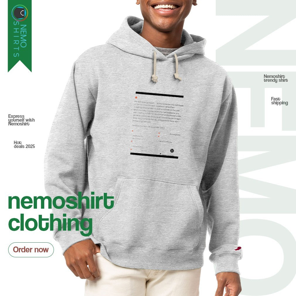 We will never be back at this restaurant the staff - Adult & Kids T-Shirts, Sweatshirts & Hoodies apparel design preview 2