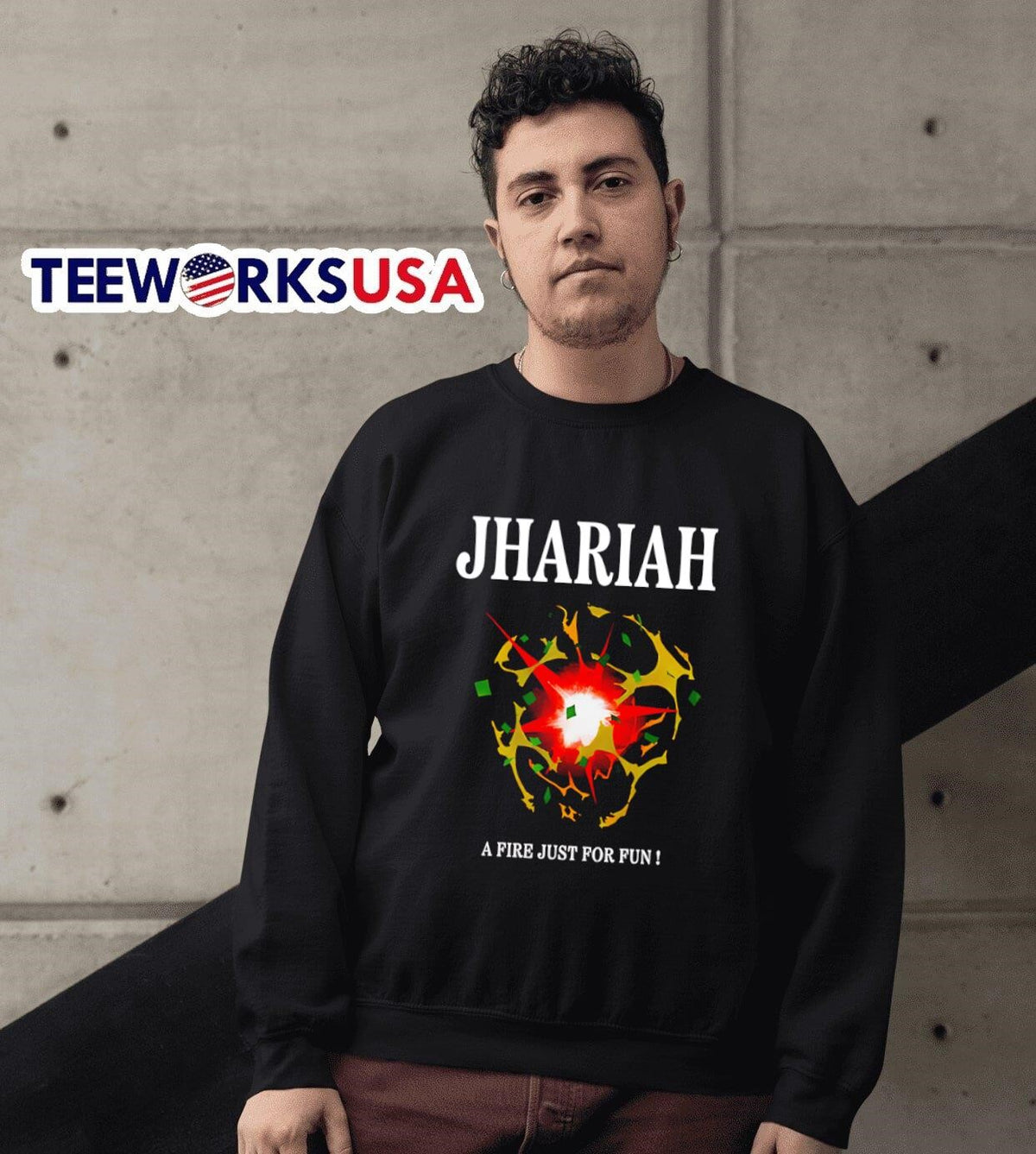 Jhariah Clare Fire4fun - Adult & Kids T-Shirts, Sweatshirts & Hoodies apparel design preview 6