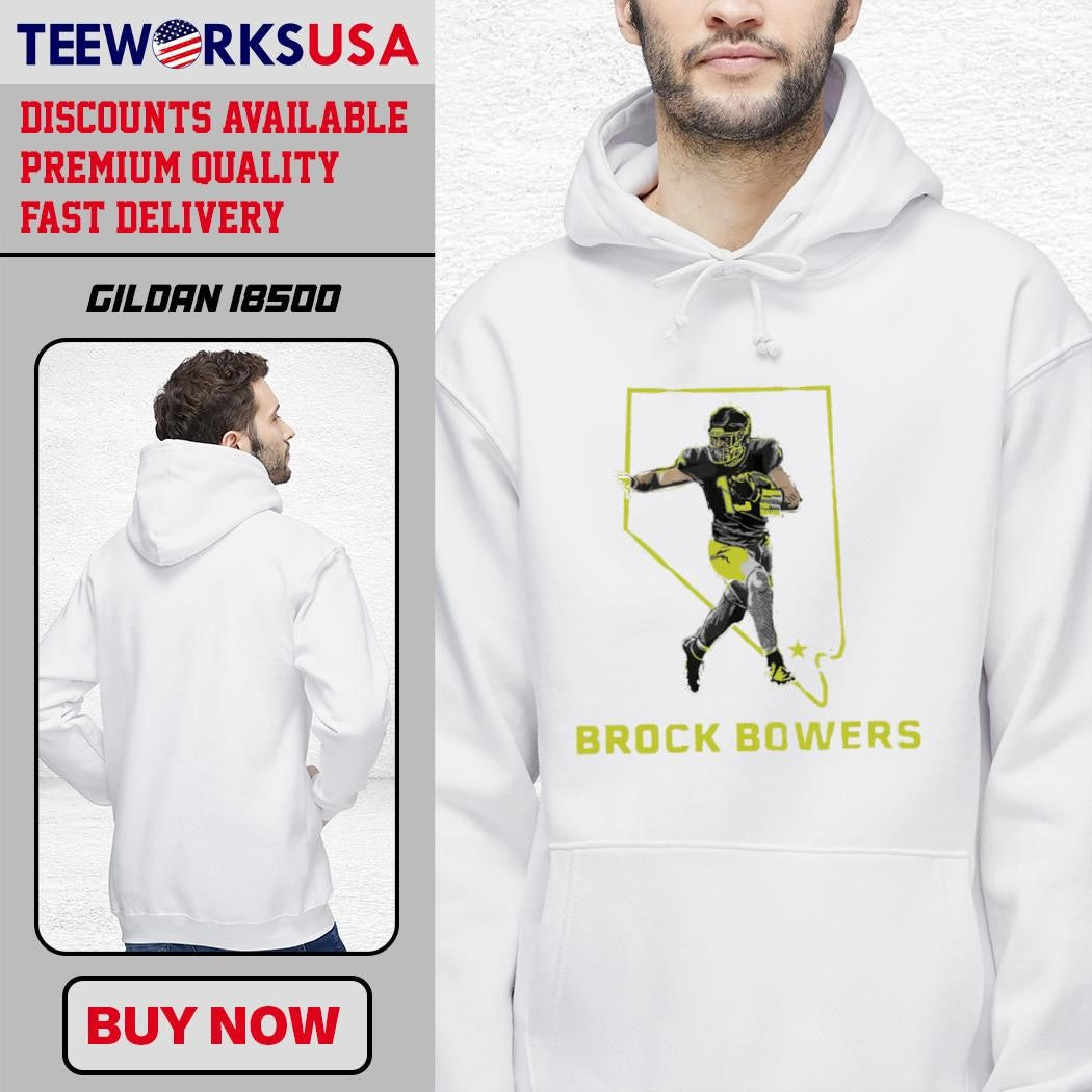 Brock Bowers State Star American football tight end - Adult & Kids T-Shirts, Sweatshirts & Hoodies apparel design preview 2