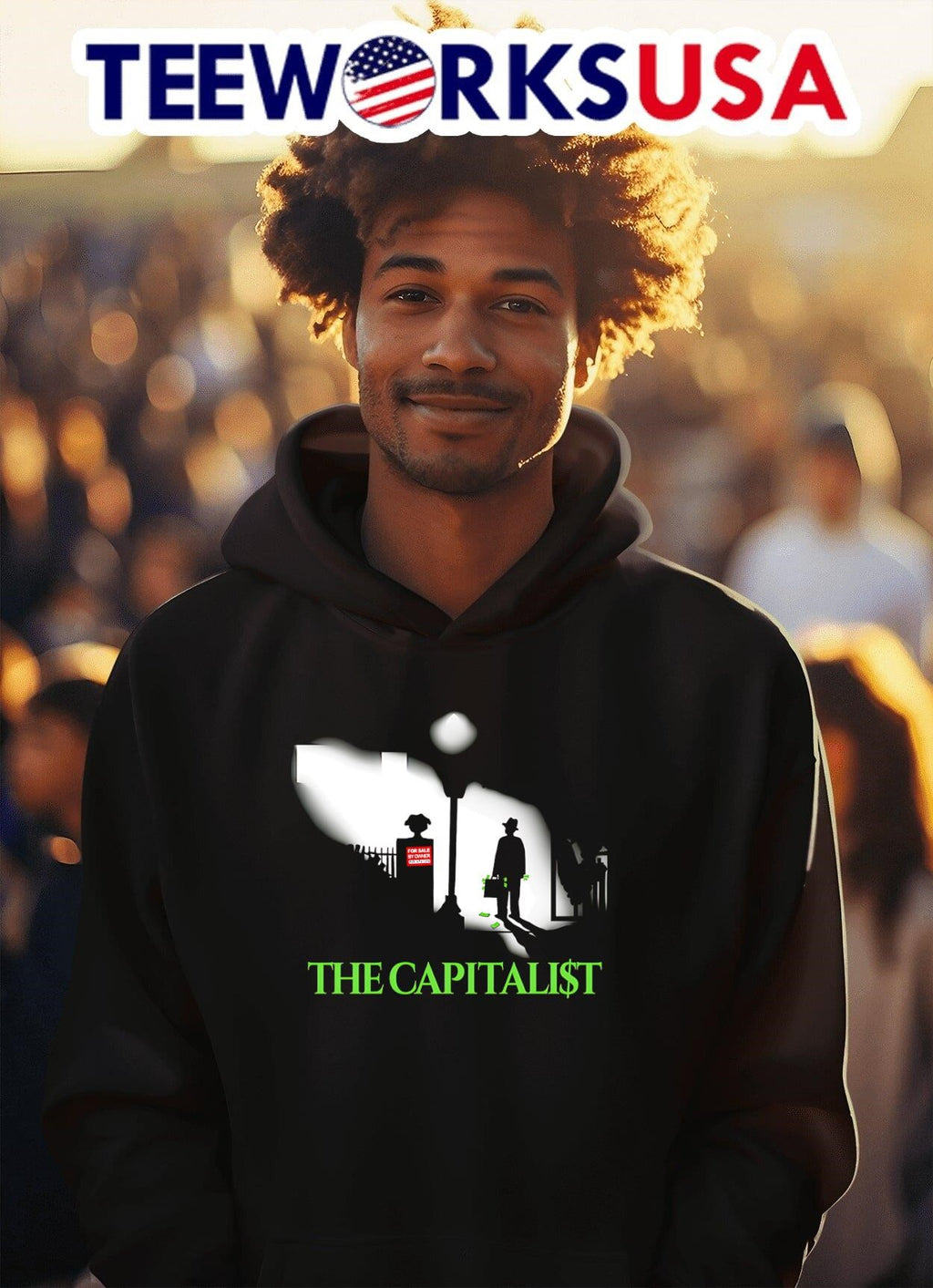 The Capitalist - Adult & Kids T-Shirts, Sweatshirts & Hoodies apparel design preview 2