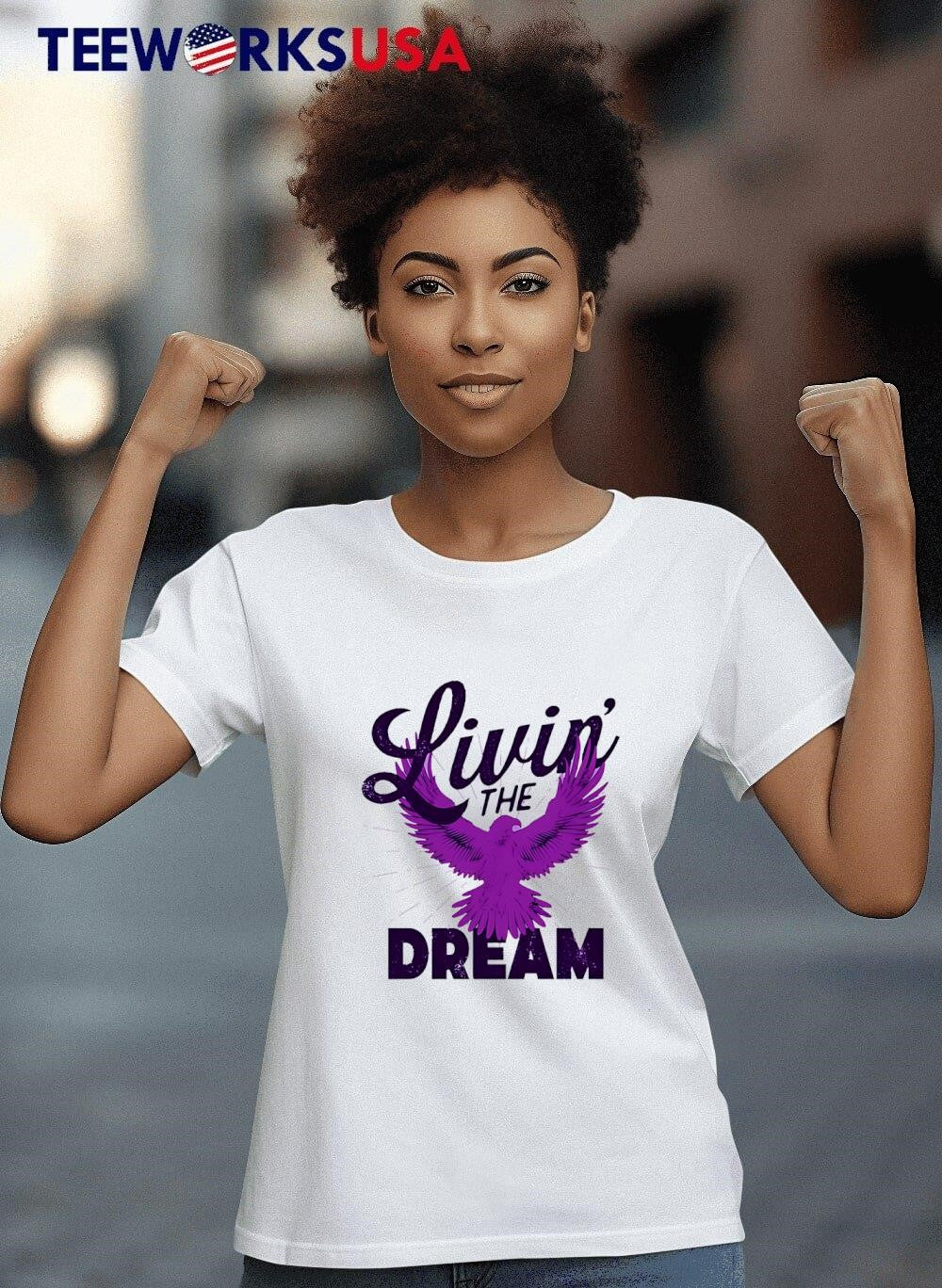 Livin' the Dream Eagles - Adult & Kids T-Shirts, Sweatshirts & Hoodies apparel design preview 8
