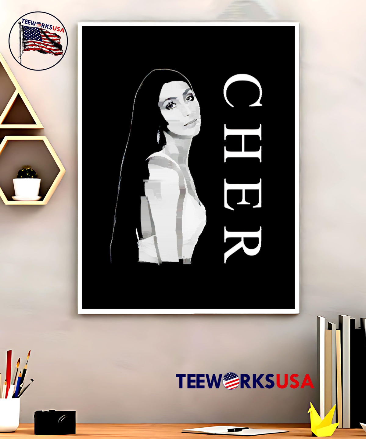 Cher Band Music Minimalist - Adult & Kids T-Shirts, Sweatshirts & Hoodies apparel design preview 5
