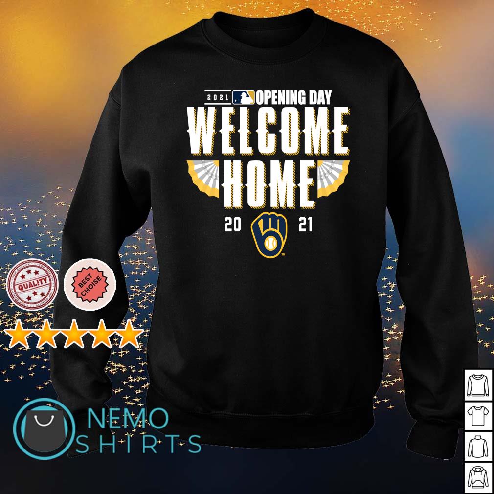 Milwaukee Brewers 2021 Opening day welcome home - Adult & Kids T-Shirts, Sweatshirts & Hoodies apparel design preview 4