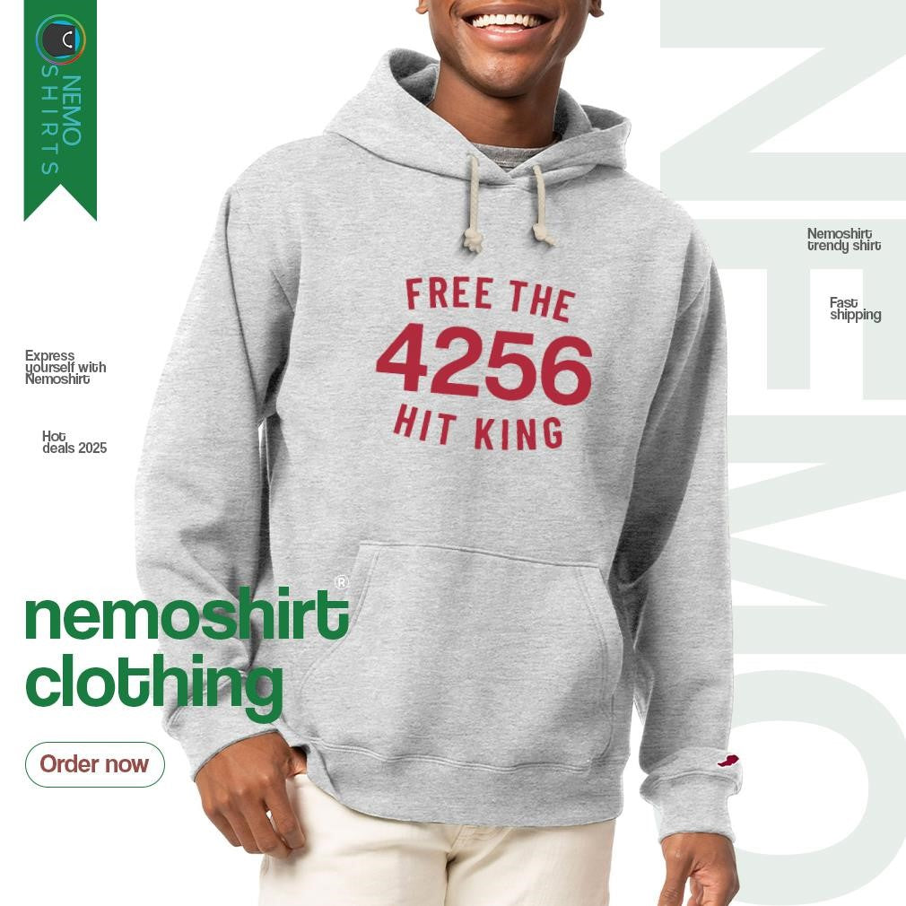 Free the 4256 hit king Pete Rose Cincinnati Reds - Adult & Kids T-Shirts, Sweatshirts & Hoodies apparel design preview 2