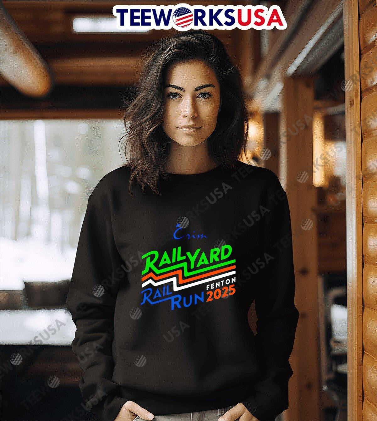 Crim Rail Yard Run Fenton 2025 - Adult & Kids T-Shirts, Sweatshirts & Hoodies apparel design preview 6