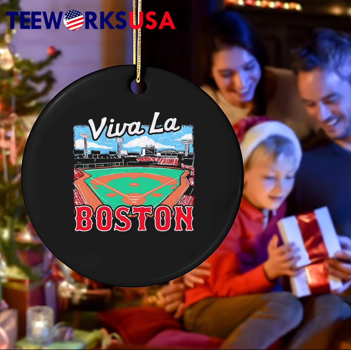 Viva La Boston retro - Adult & Kids T-Shirts, Sweatshirts & Hoodies apparel design preview 4