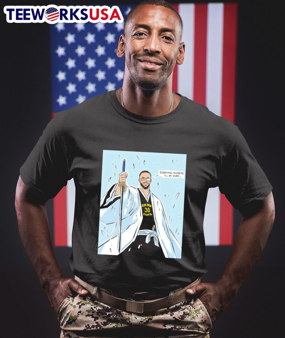 Stephen Curry x Aizen Sosuke everything according to - Adult & Kids T-Shirts, Sweatshirts & Hoodies apparel design preview 1