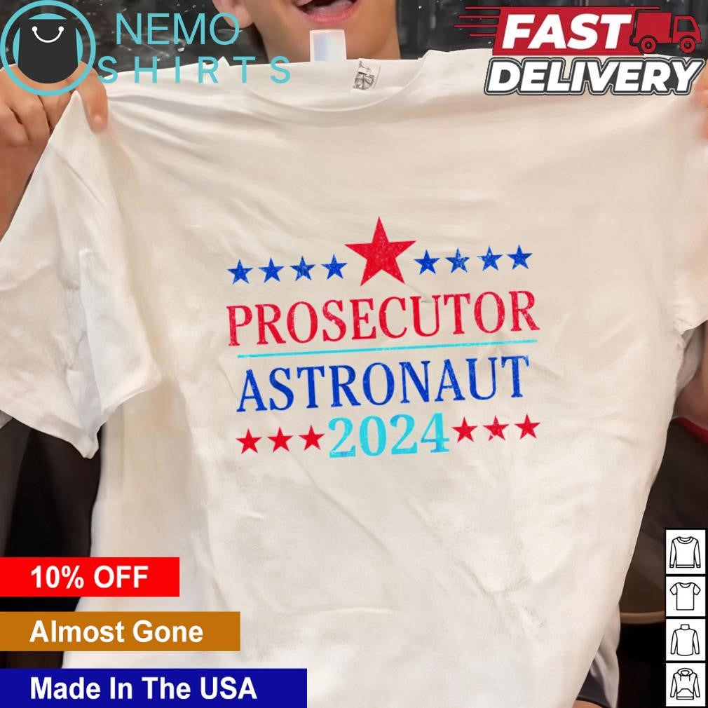 Prosecutor and Astronaut 2024 US election - Adult & Kids T-Shirts, Sweatshirts & Hoodies apparel design preview 1