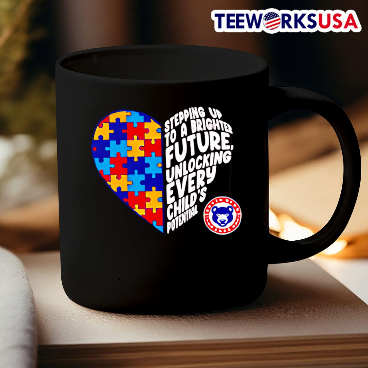 South Bend Cubs stepping up to a brighter future - Adult & Kids T-Shirts, Sweatshirts & Hoodies apparel design preview 3