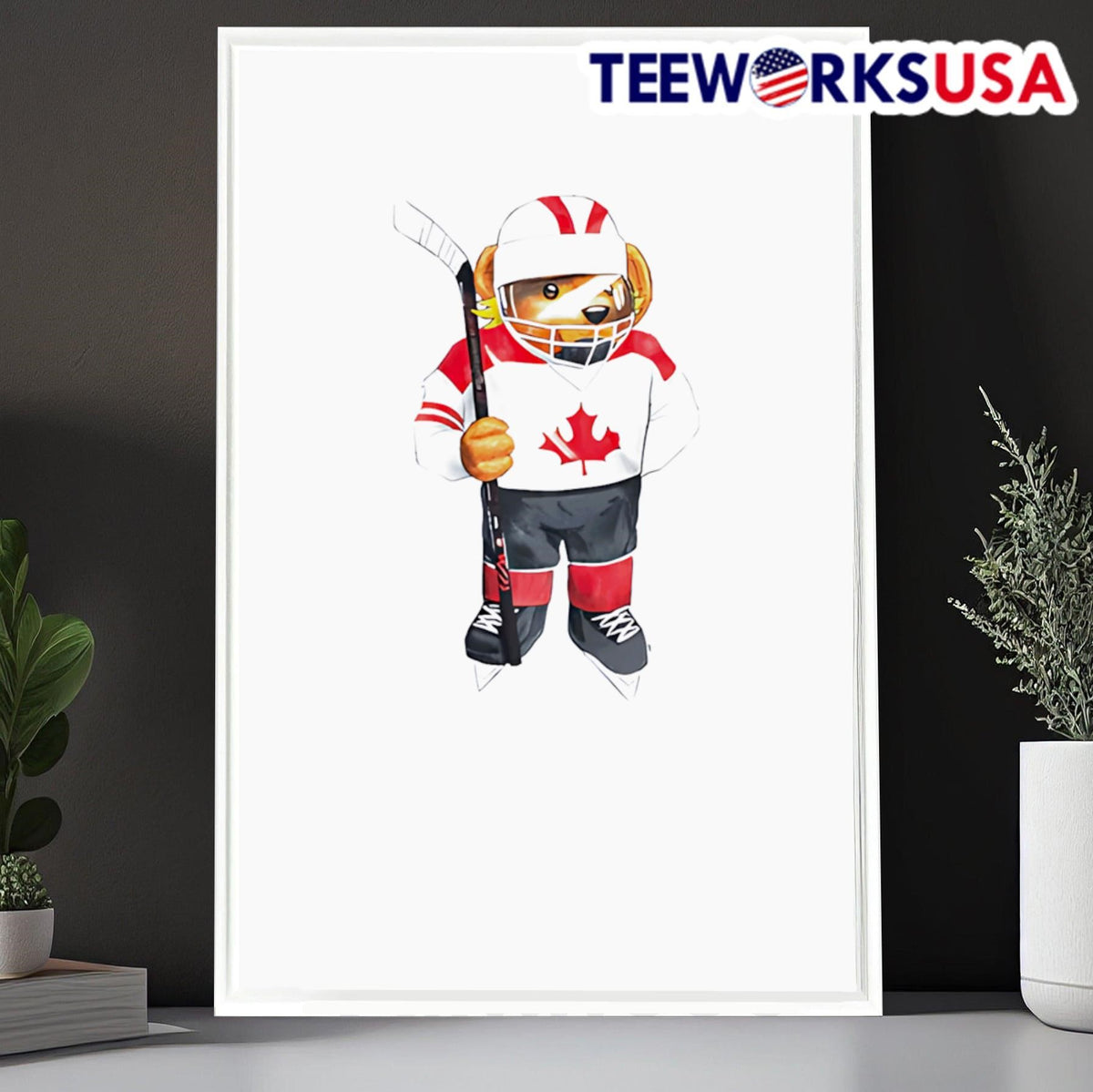 Market X Sherwood Canada Bear - Adult & Kids T-Shirts, Sweatshirts & Hoodies apparel design preview 6