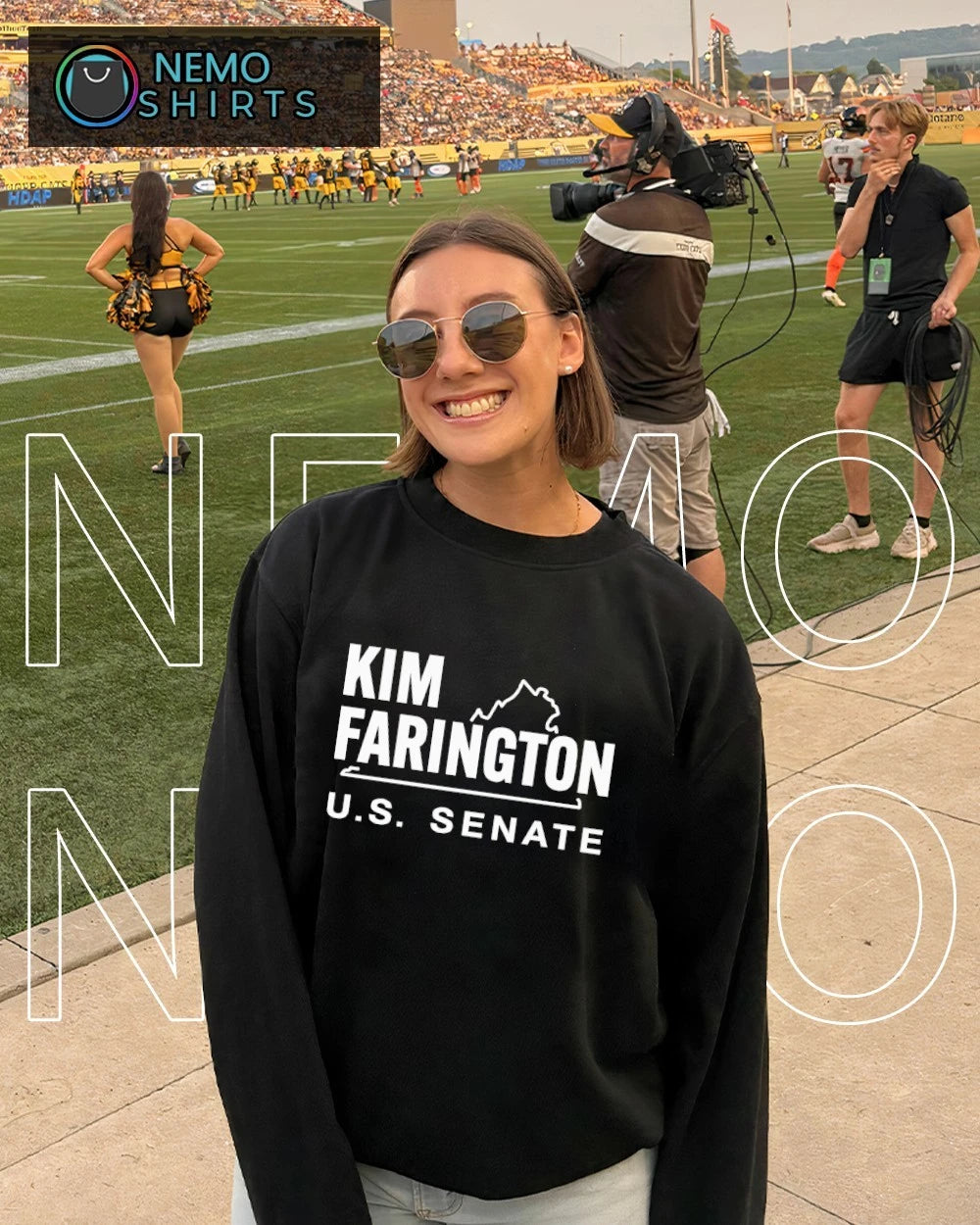 Kim Farington for US Senate 2026 Political Campaign - Adult & Kids T-Shirts, Sweatshirts & Hoodies apparel design preview 6