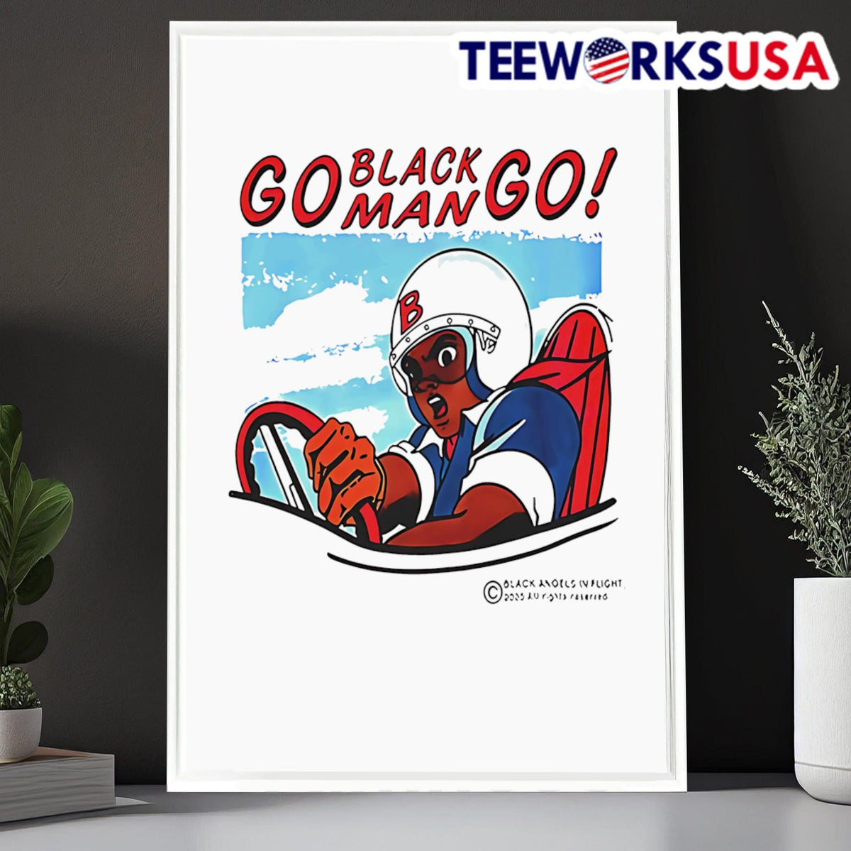 Go black man - Adult & Kids T-Shirts, Sweatshirts & Hoodies apparel design preview 6