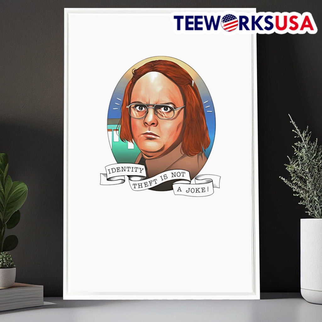 Rainn Wilson Identity theft is not a joke - Adult & Kids T-Shirts, Sweatshirts & Hoodies apparel design preview 6