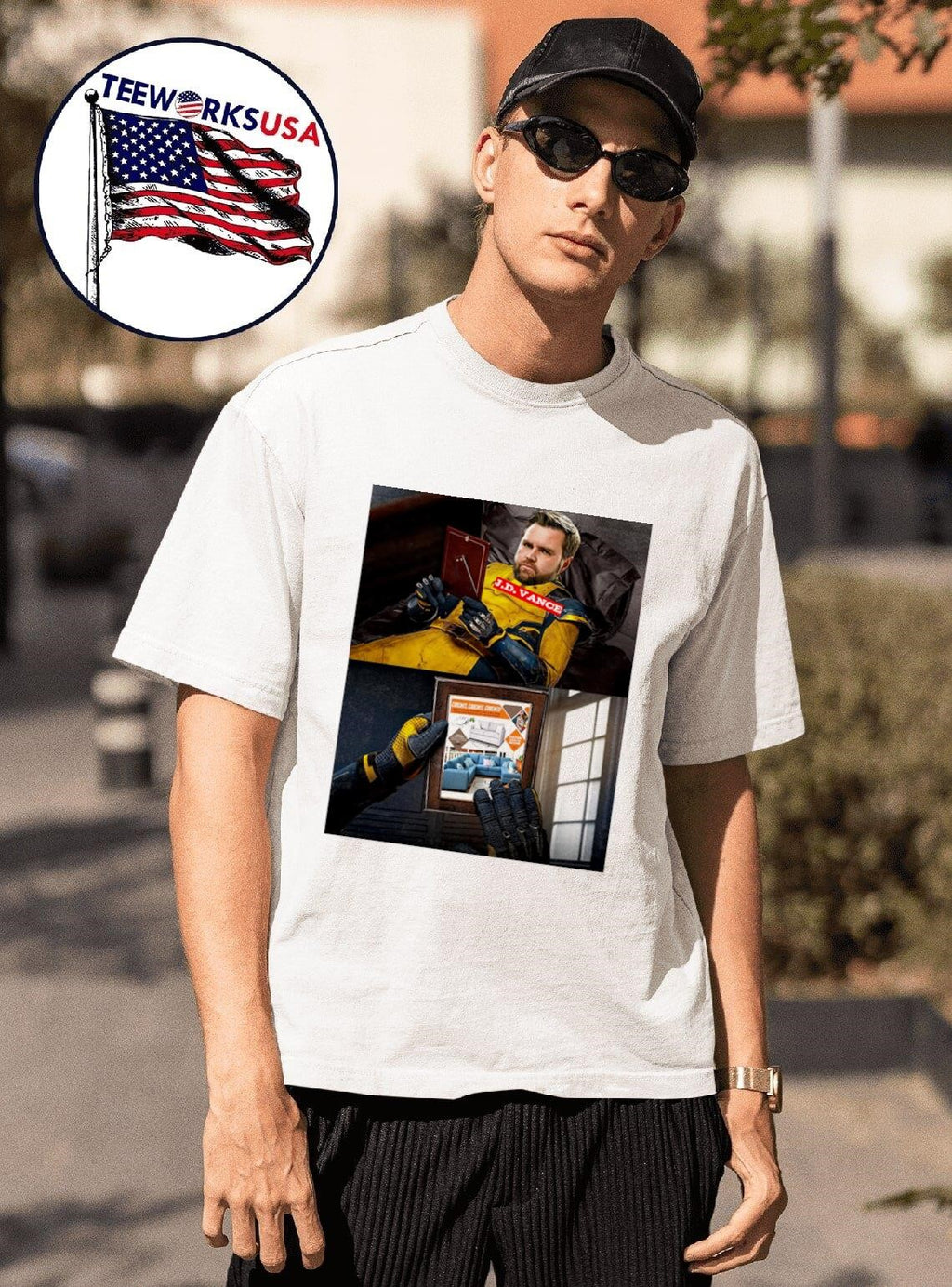 JD Vance miss couches sofa Wolverine meme - Adult & Kids T-Shirts, Sweatshirts & Hoodies apparel design preview 1