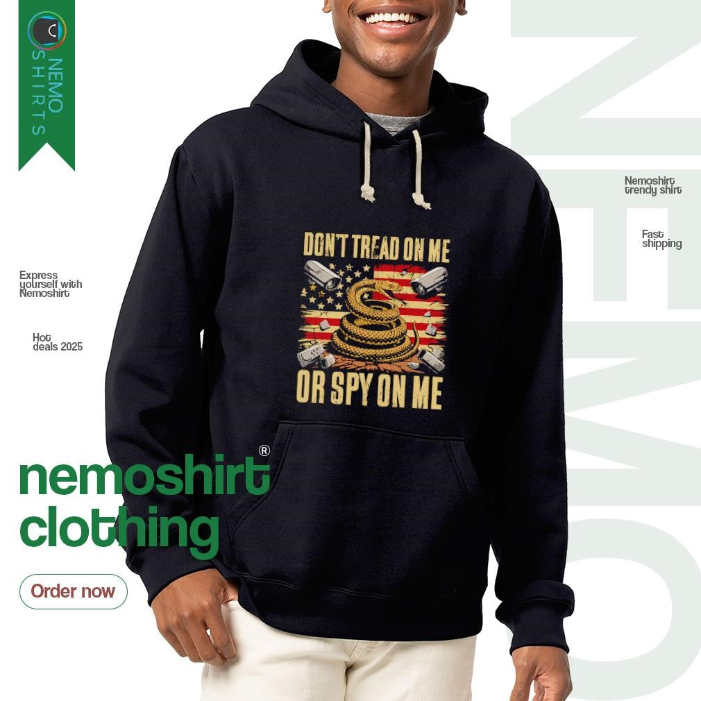 Don't tread on me or spy - Adult & Kids T-Shirts, Sweatshirts & Hoodies apparel design preview 2