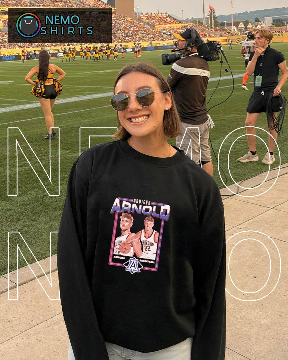 Unisex Addison Arnold Arizona Wildcats illustrated - Adult & Kids T-Shirts, Sweatshirts & Hoodies apparel design preview 4