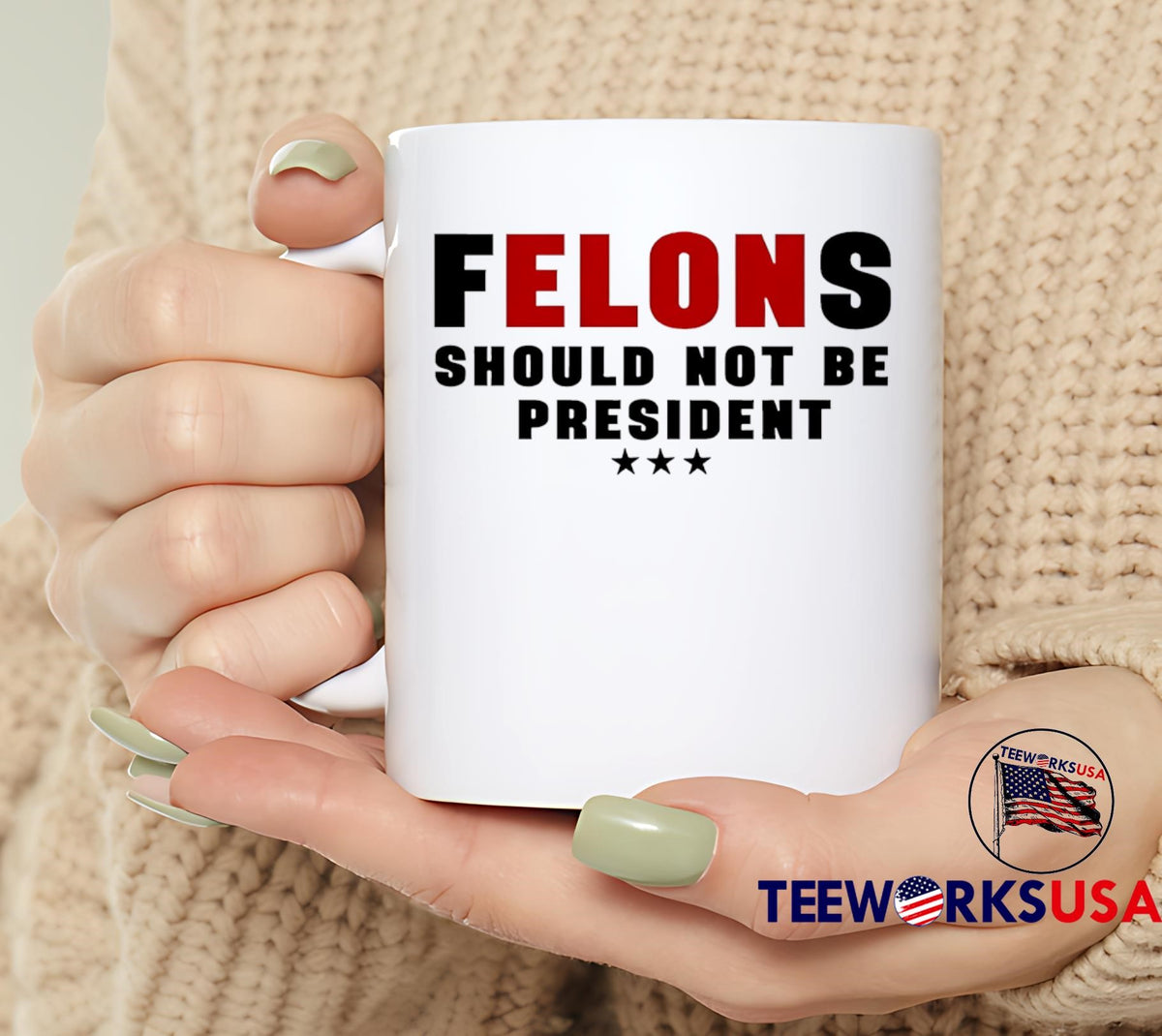 Felons should not be president America Trump - Adult & Kids T-Shirts, Sweatshirts & Hoodies apparel design preview 6