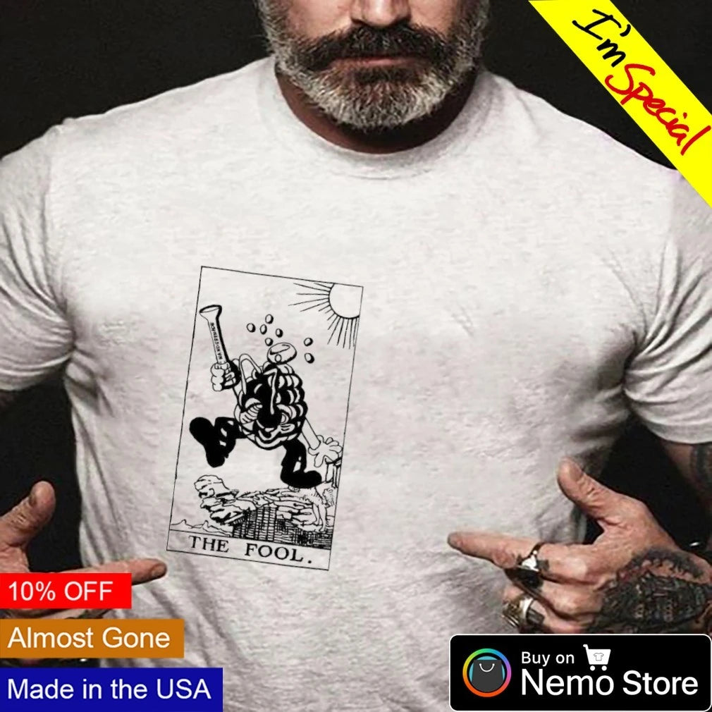 The Fool Hand Grenade Tarot Card Surreal - Adult & Kids T-Shirts, Sweatshirts & Hoodies apparel design preview 3
