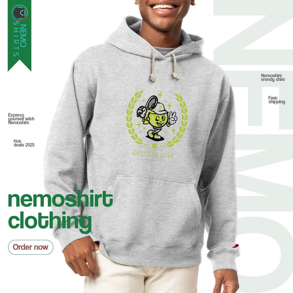 Deuce and Love East Hampton tennis - Adult & Kids T-Shirts, Sweatshirts & Hoodies apparel design preview 2
