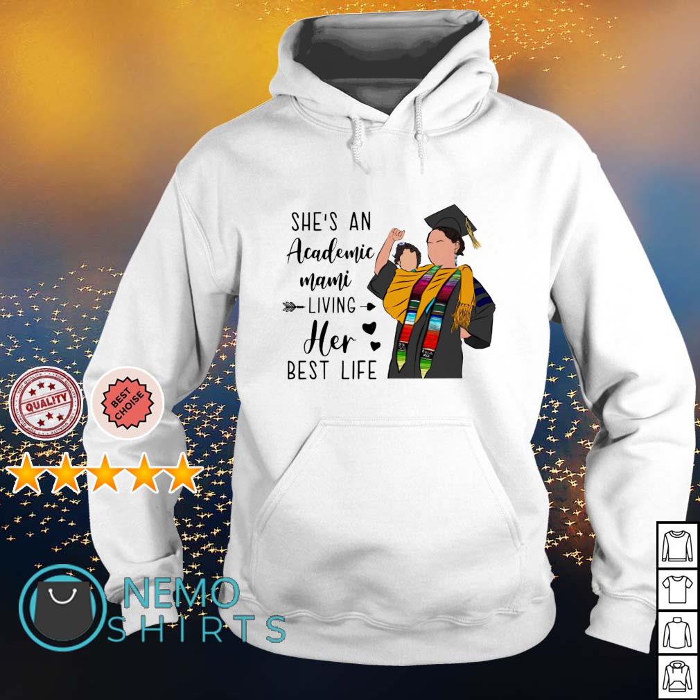 She's an academic mami living her best life - Adult & Kids T-Shirts, Sweatshirts & Hoodies apparel design preview 2