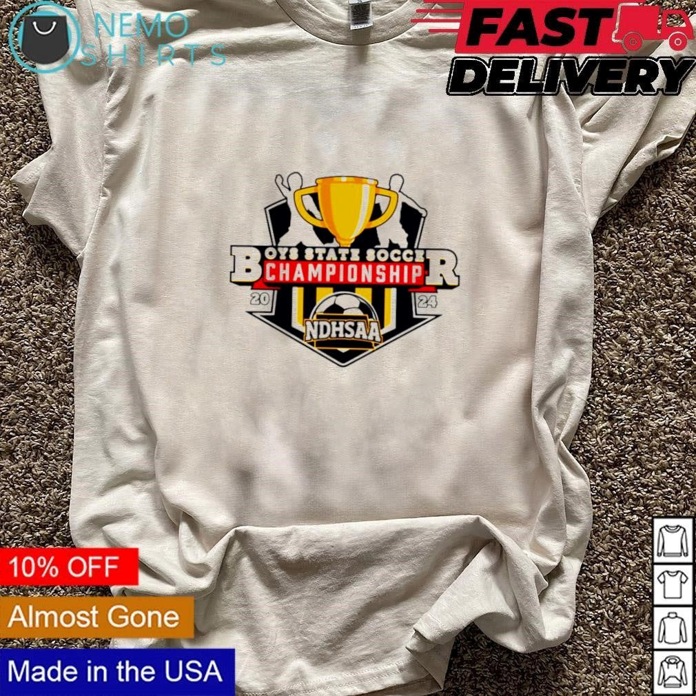 Boys State Soccer Championship 2024 NDHSAA - Adult & Kids T-Shirts, Sweatshirts & Hoodies apparel design preview 3