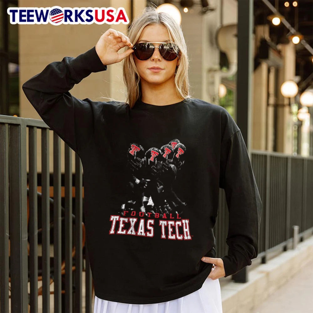 Texas Tech Line Up Football - Adult & Kids T-Shirts, Sweatshirts & Hoodies apparel design preview 4