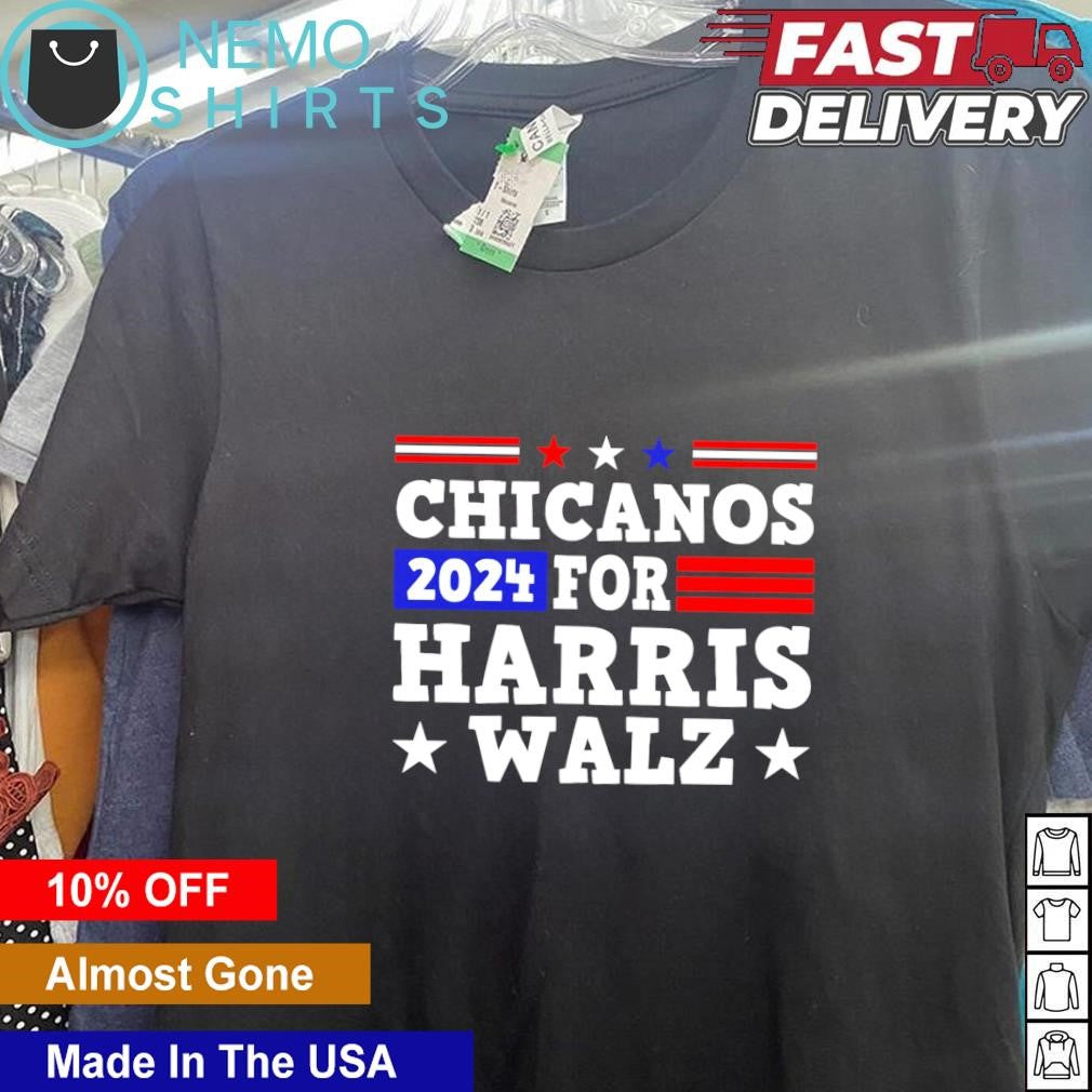 Chicanos for Harris Walz 2024 - Adult & Kids T-Shirts, Sweatshirts & Hoodies apparel design preview 5