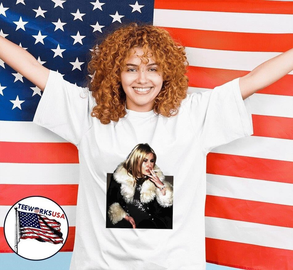 Jennifer Coolidge smoking 90s vintage - Adult & Kids T-Shirts, Sweatshirts & Hoodies apparel design preview 4
