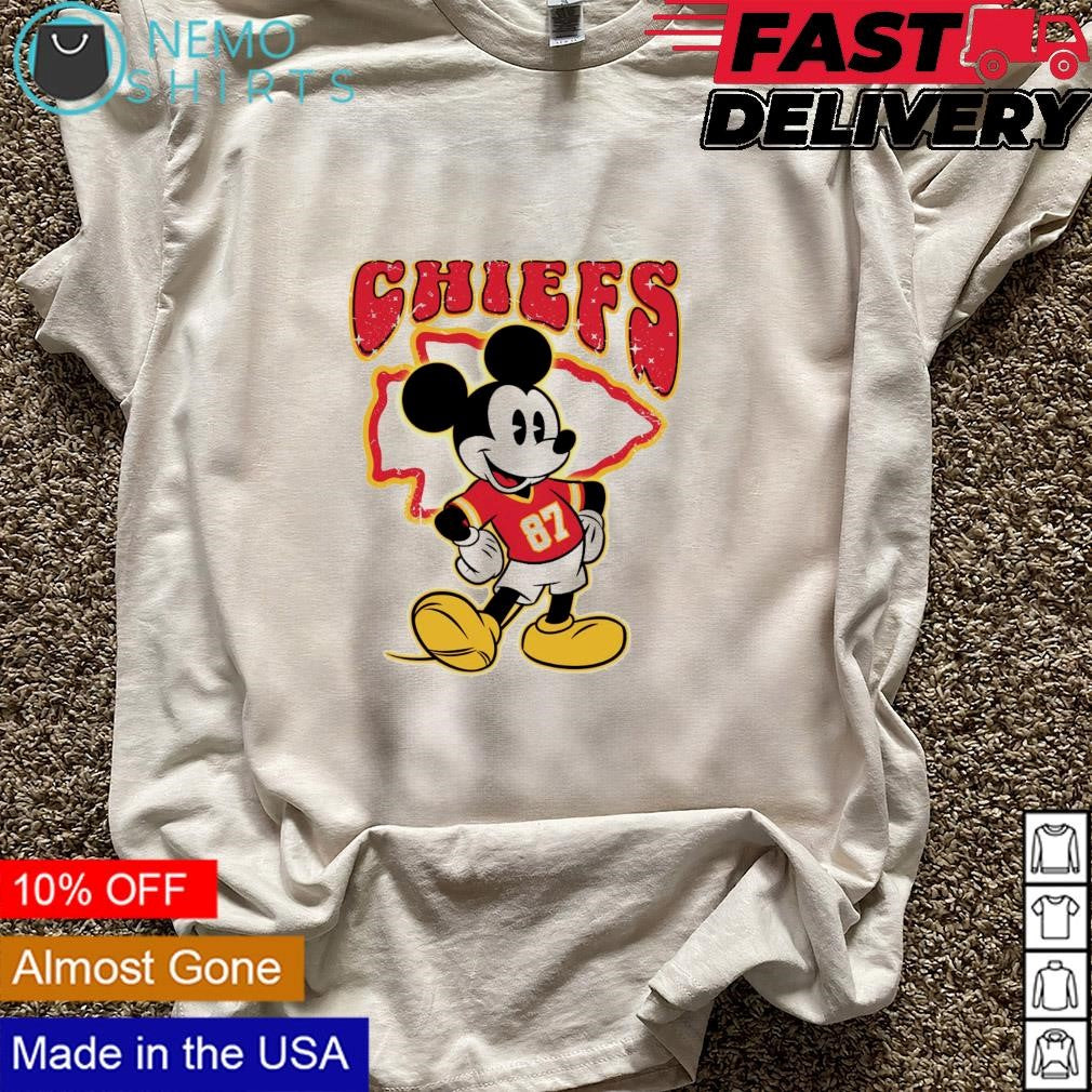 Mickey Travis Kelce Kansas City Chiefs - Adult & Kids T-Shirts, Sweatshirts & Hoodies apparel design preview 5