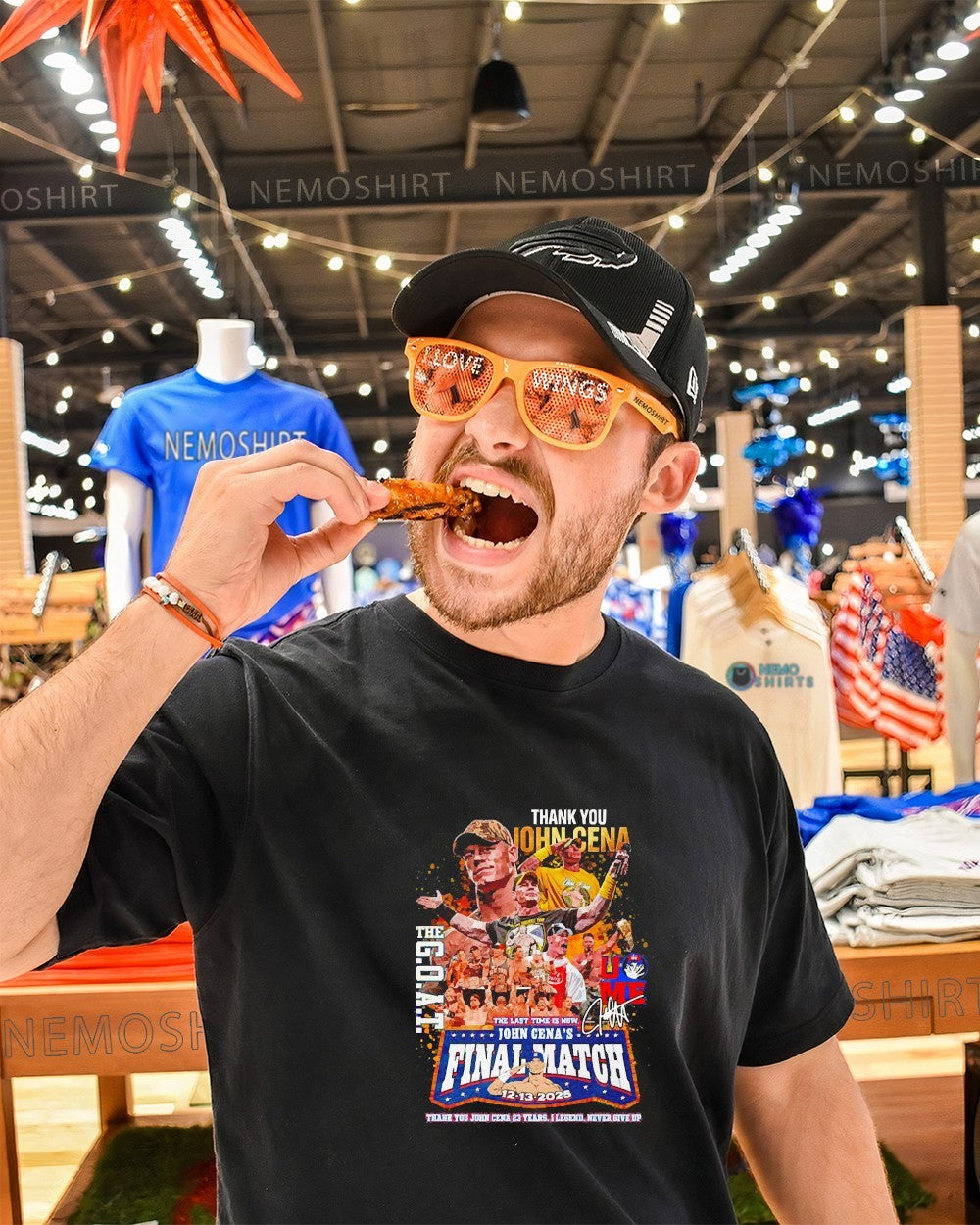 The Goat thank you John Cena last time is now final - Adult & Kids T-Shirts, Sweatshirts & Hoodies apparel design preview 1
