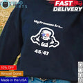 My pronouns are 45 47 Trump middle fingers - Adult & Kids T-Shirts, Sweatshirts & Hoodies apparel design preview 1