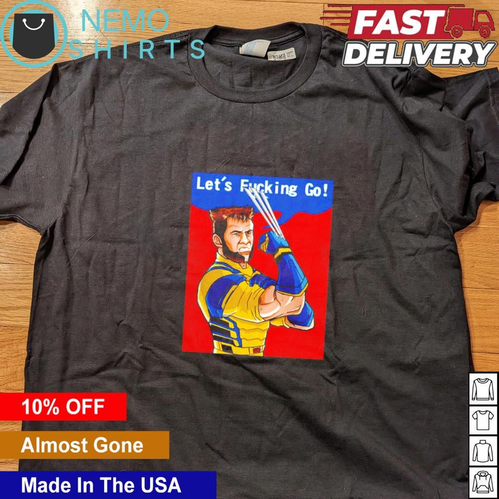Let's fucking go Wolverine - Adult & Kids T-Shirts, Sweatshirts & Hoodies apparel design preview 4