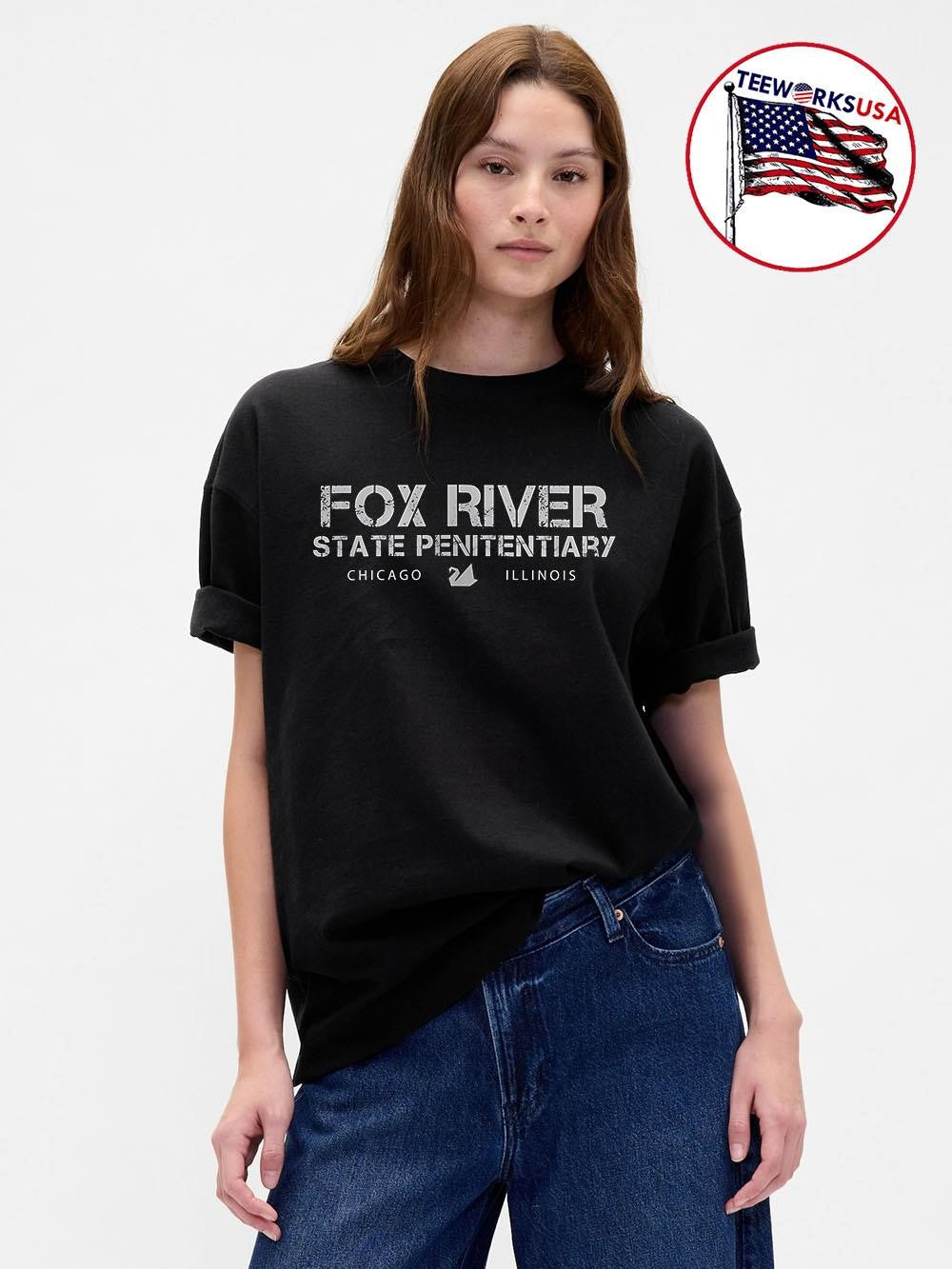 Fox River State Penitentiary Chicago Illiois - Adult & Kids T-Shirts, Sweatshirts & Hoodies apparel design preview 1