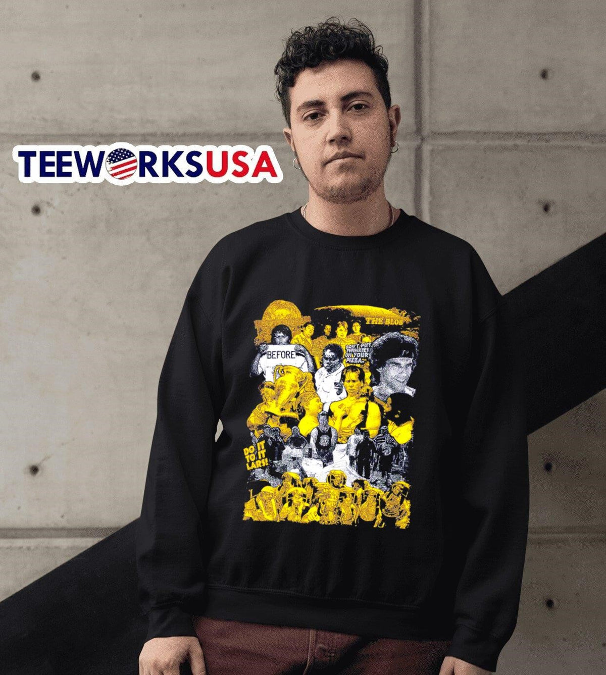 The Blob before don't put twinkies on your pizza - Adult & Kids T-Shirts, Sweatshirts & Hoodies apparel design preview 3