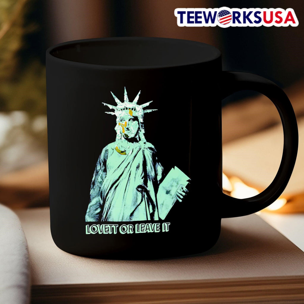 Lovett or leave it Statue of Liberty - Adult & Kids T-Shirts, Sweatshirts & Hoodies apparel design preview 3