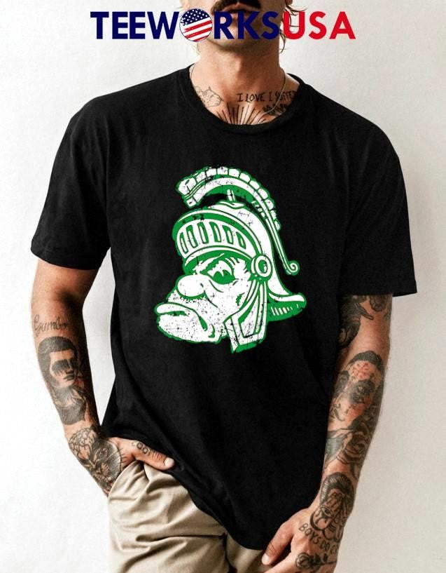 Michigan State University Spartans Big head logo - Adult & Kids T-Shirts, Sweatshirts & Hoodies apparel design preview 1