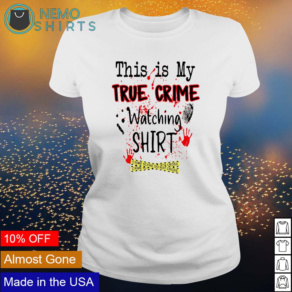 Halloween this is my true crime watching - Adult & Kids T-Shirts, Sweatshirts & Hoodies apparel design preview 3