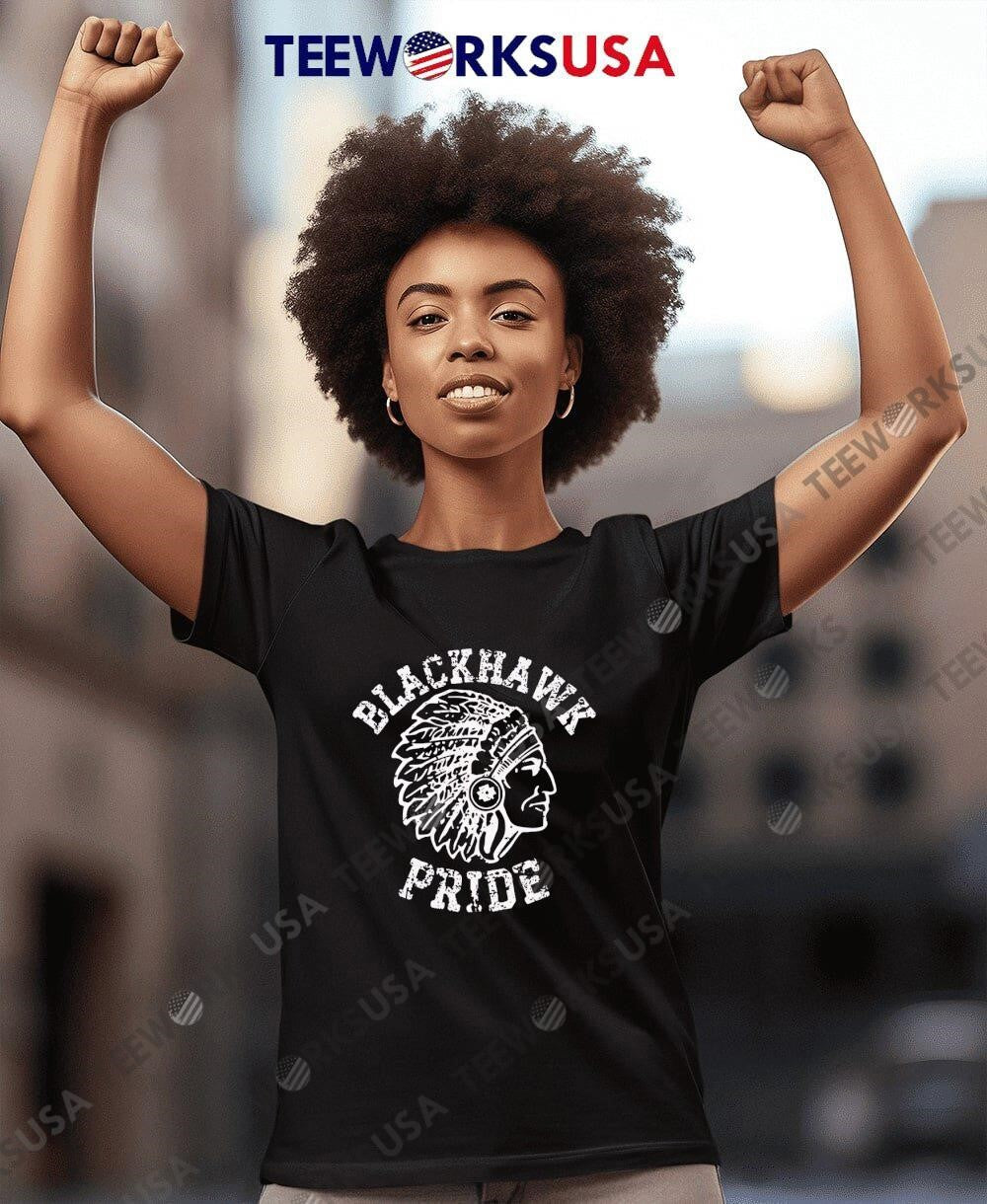 Chief black hawk pride sauk leader - Adult & Kids T-Shirts, Sweatshirts & Hoodies apparel design preview 4