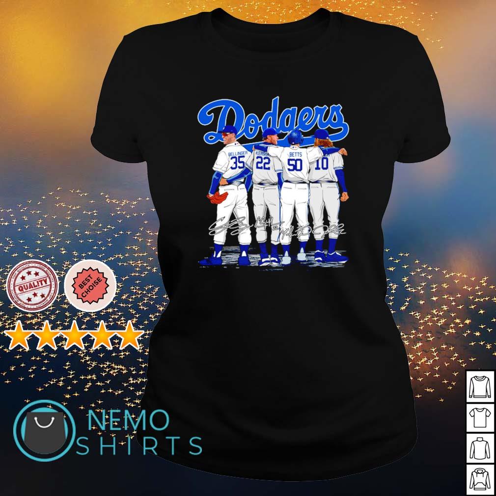 Dodgers best players Bellinger Kershaw Betts Turner - Adult & Kids T-Shirts, Sweatshirts & Hoodies apparel design preview 3