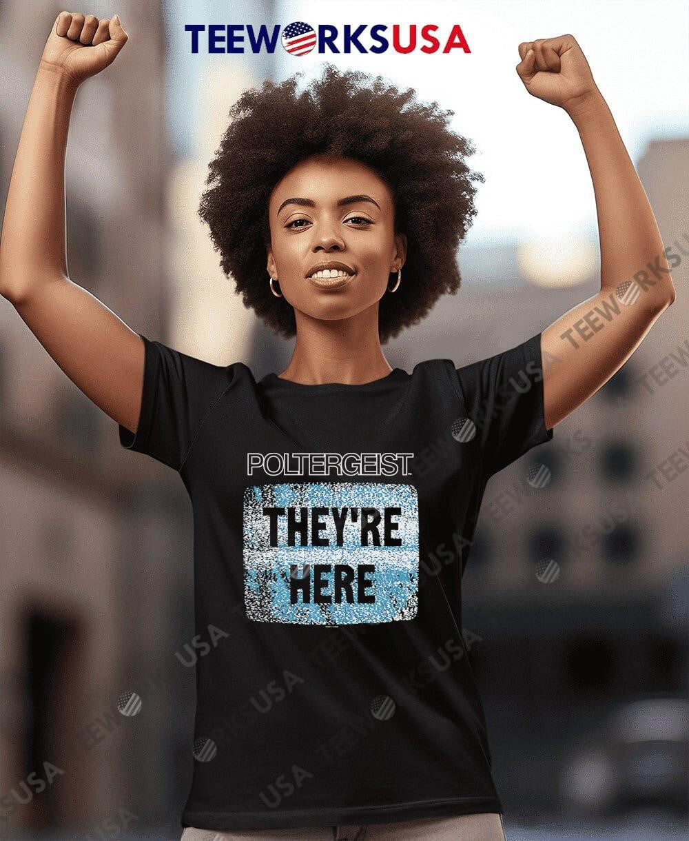 They're Here Poltergeist - Adult & Kids T-Shirts, Sweatshirts & Hoodies apparel design preview 4