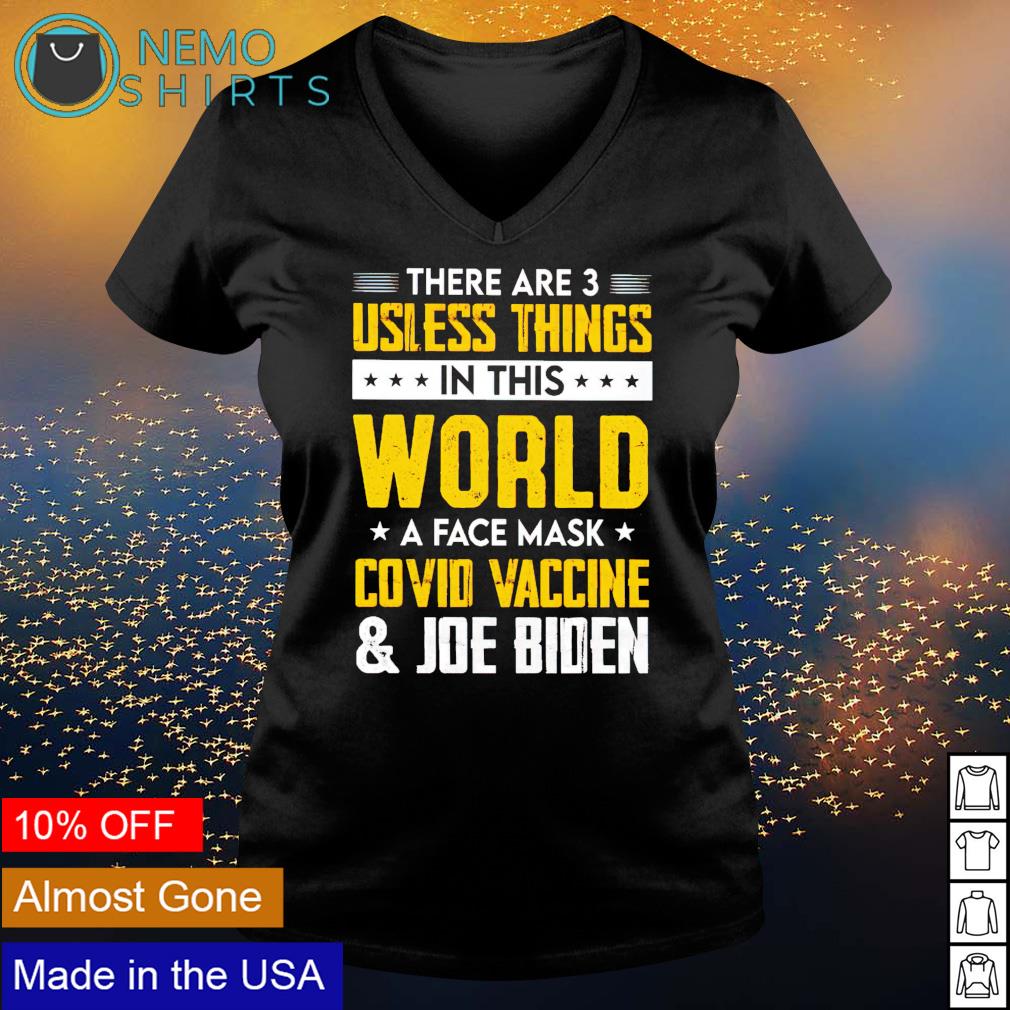 There are 3 usless things in this world a face mask - Adult & Kids T-Shirts, Sweatshirts & Hoodies apparel design preview 5