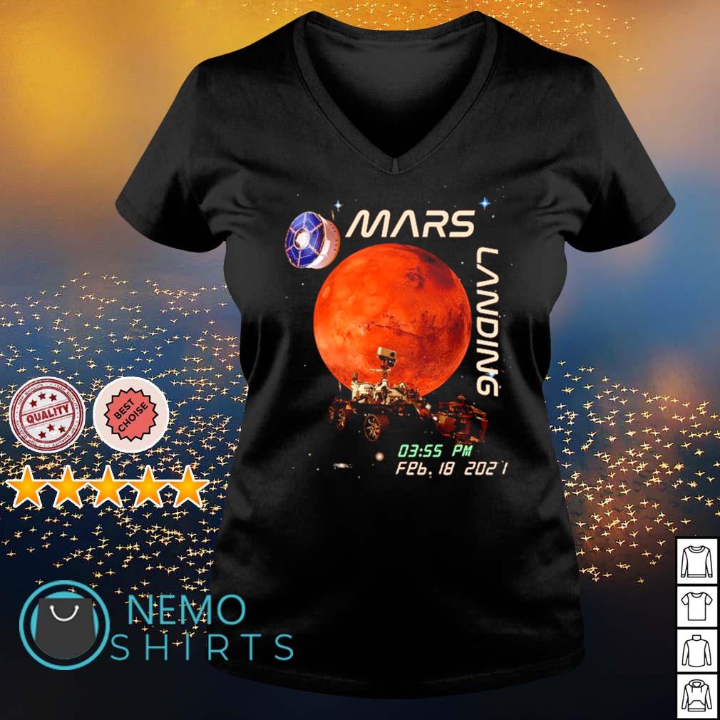 Mars landing February 18 2021 - Adult & Kids T-Shirts, Sweatshirts & Hoodies apparel design preview 5