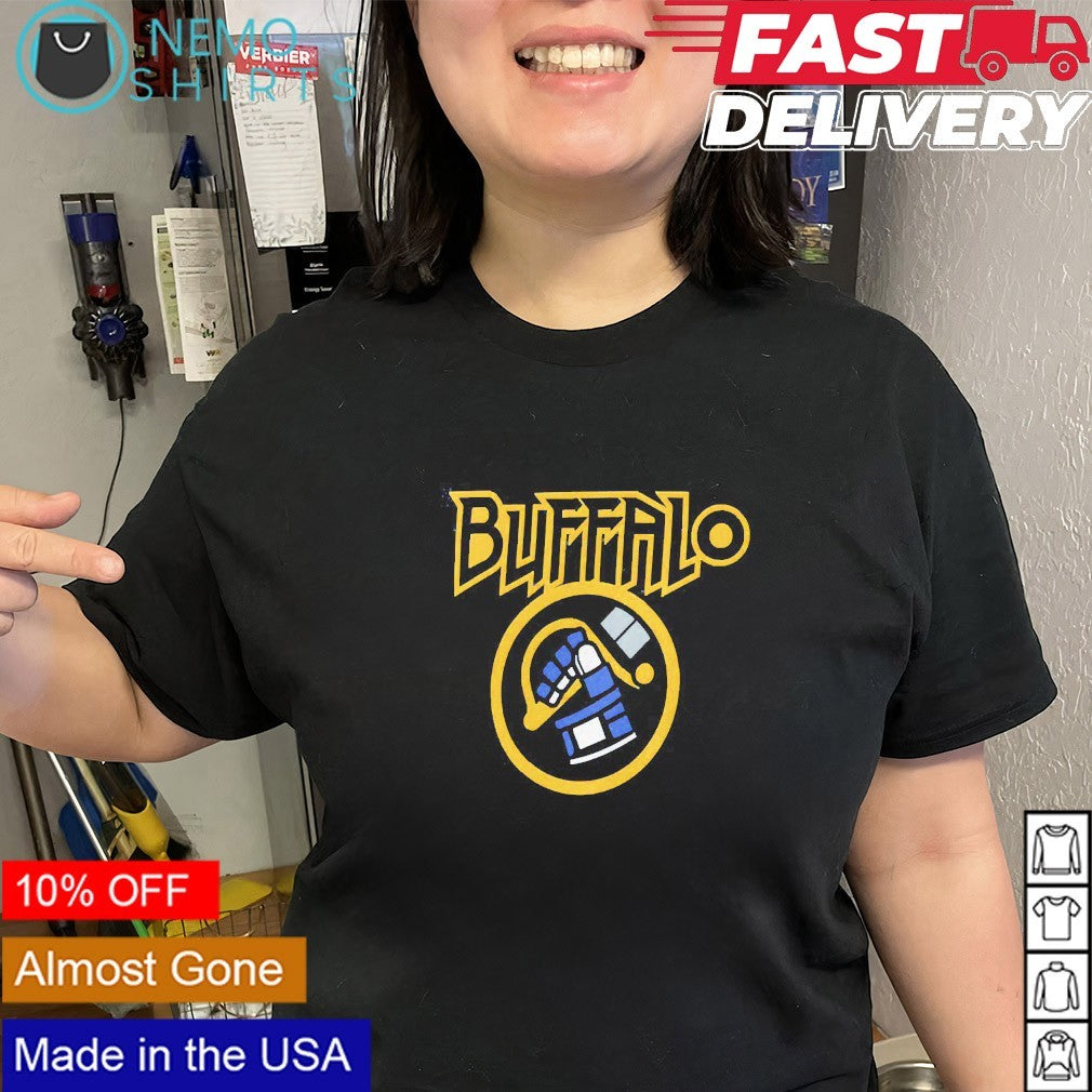 Buffalo Sabres H-E double hockey sticks - Adult & Kids T-Shirts, Sweatshirts & Hoodies apparel design preview 3