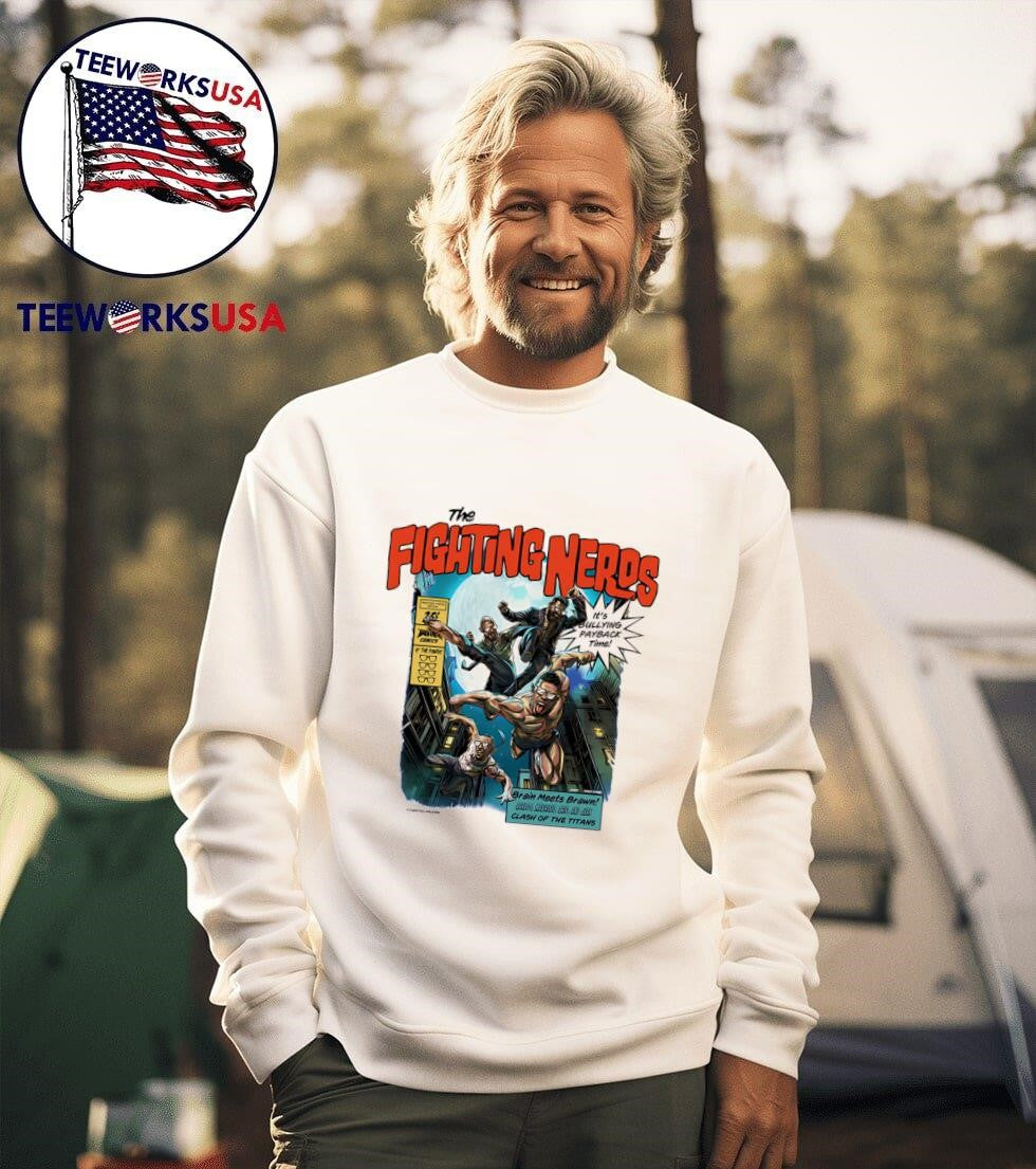 The Fighting Nerds Comic Book - Adult & Kids T-Shirts, Sweatshirts & Hoodies apparel design preview 3