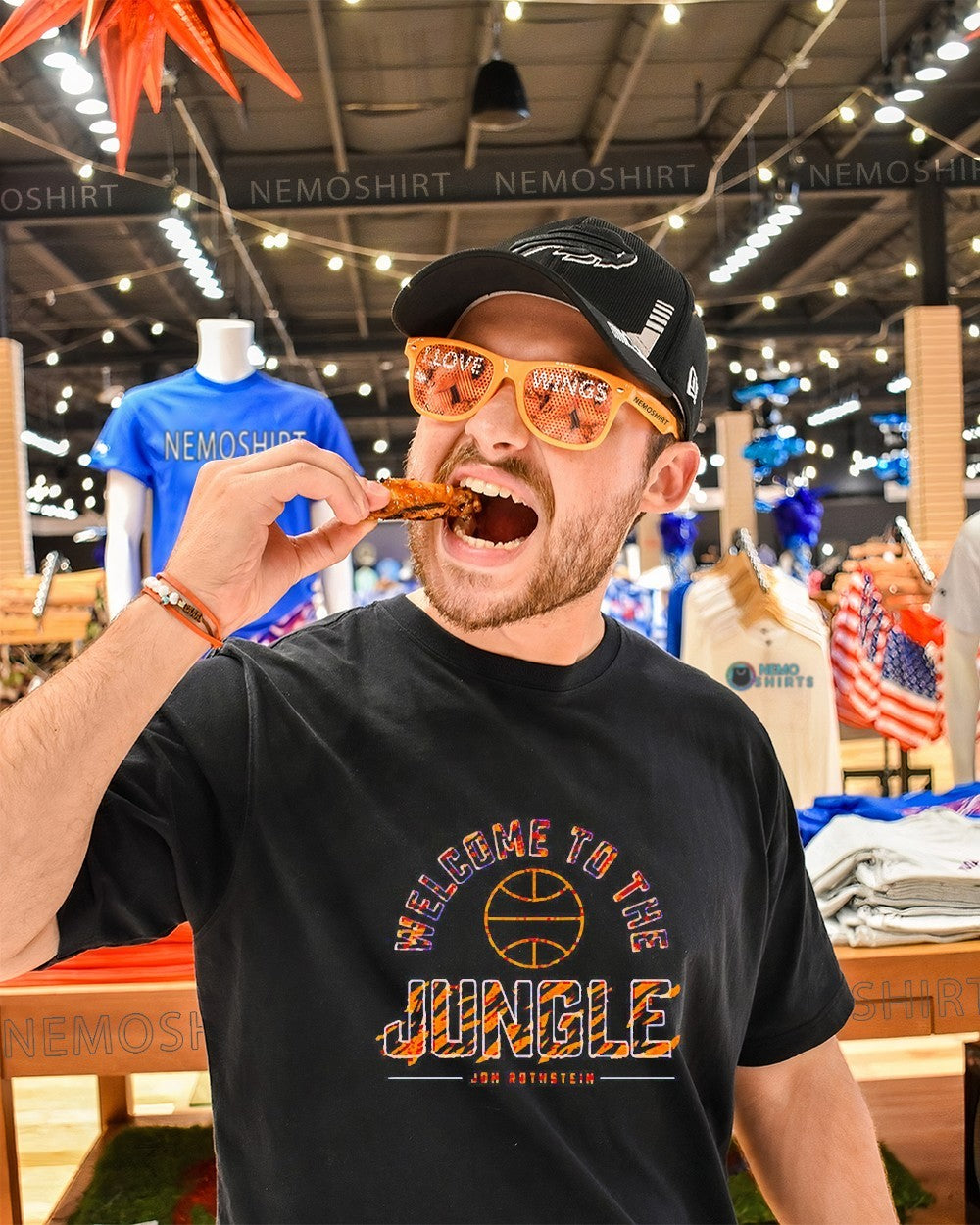 Welcome to the jungle Jon Rothstein Cincinnati - Adult & Kids T-Shirts, Sweatshirts & Hoodies apparel design preview 1