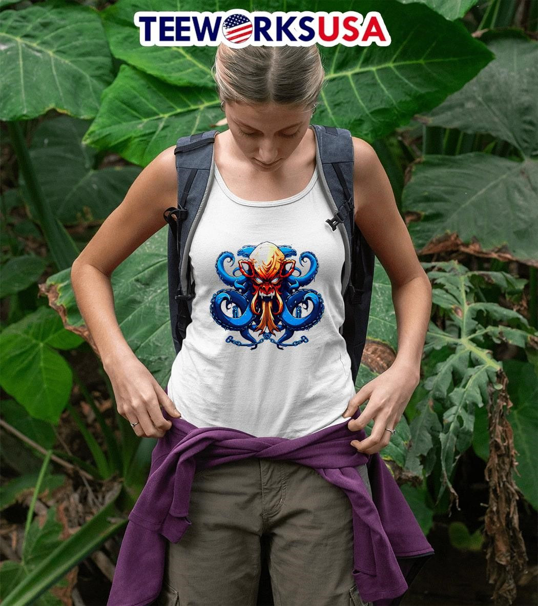 Devil Kraken Short Sleeve Performance - Adult & Kids T-Shirts, Sweatshirts & Hoodies apparel design preview 5