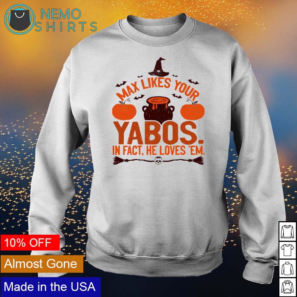 Hocus Pocus max likes your yabos in fact he loves 'em - Adult & Kids T-Shirts, Sweatshirts & Hoodies apparel design preview 4