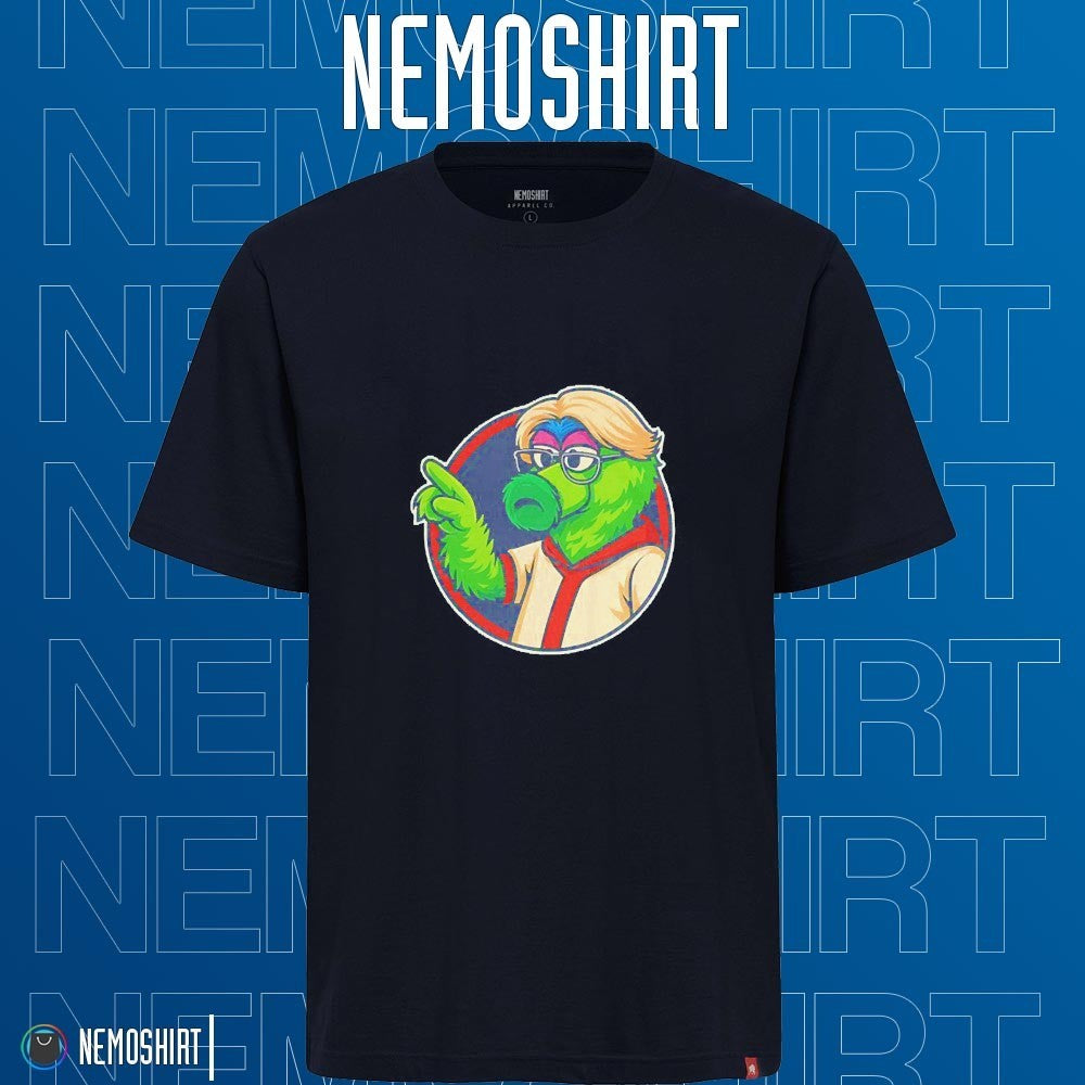 Philadelphia Phillies Phanatic with blonde side part - Adult & Kids T-Shirts, Sweatshirts & Hoodies apparel design preview 1