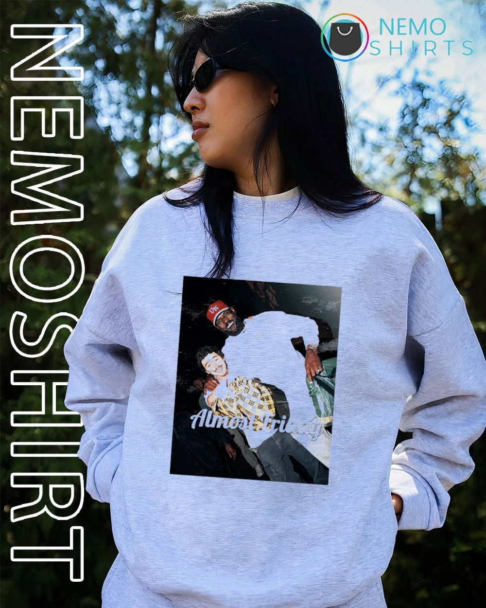 Almost Friday Timothée Chalamet and LeBron James - Adult & Kids T-Shirts, Sweatshirts & Hoodies apparel design preview 2
