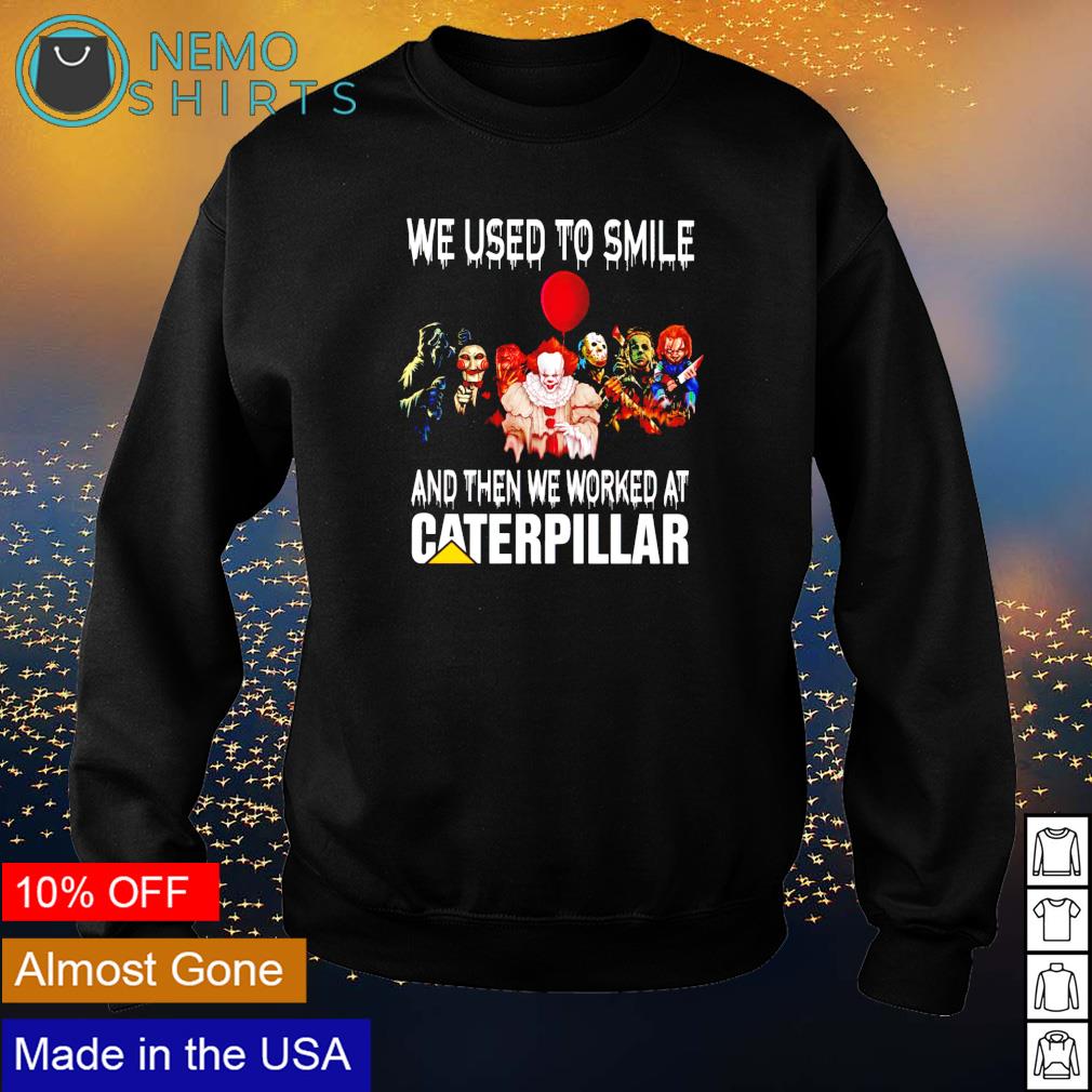 Horror Halloween we used to smile and then worked at - Adult & Kids T-Shirts, Sweatshirts & Hoodies apparel design preview 4
